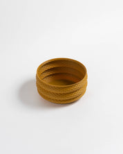 Naples Yellow Bamboo Planter