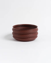 Burnt Sienna Bamboo Planter