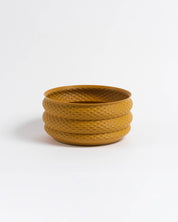 Naples Yellow Bamboo Planter