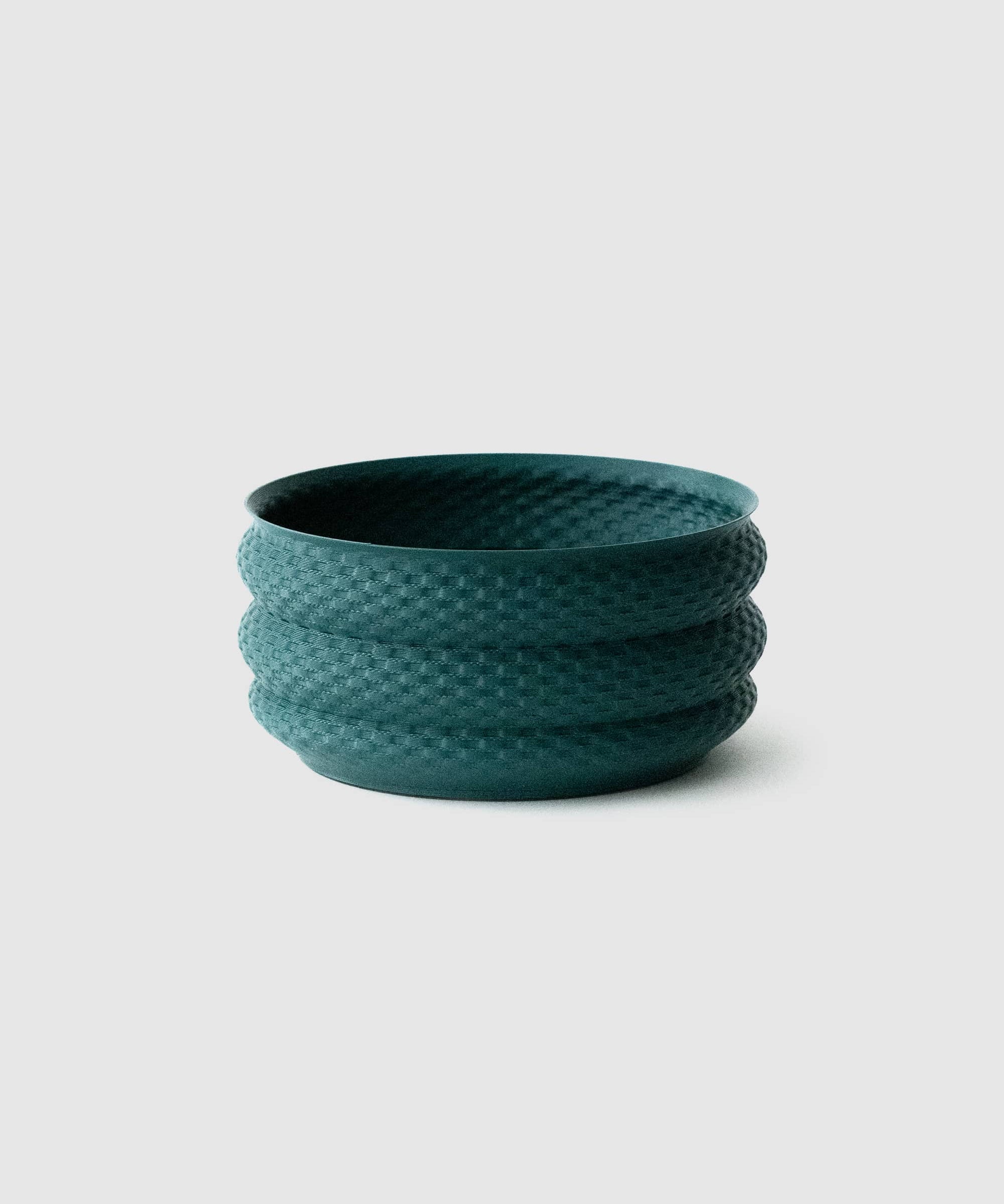 Cyrc bamboo planter emerald green