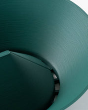 Close-up of 3D printed U Bowl texture in green
