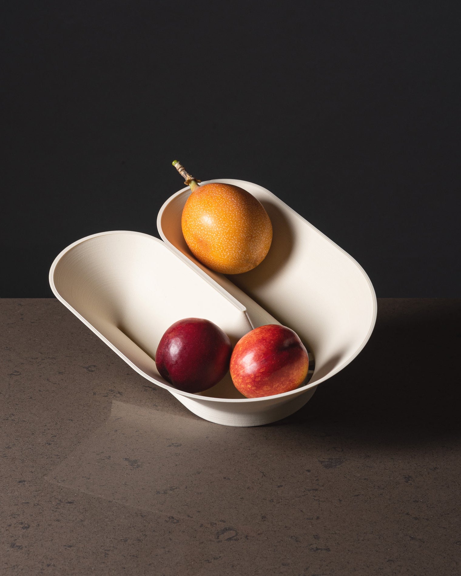 U Bowl with fresh fruit on a dining table