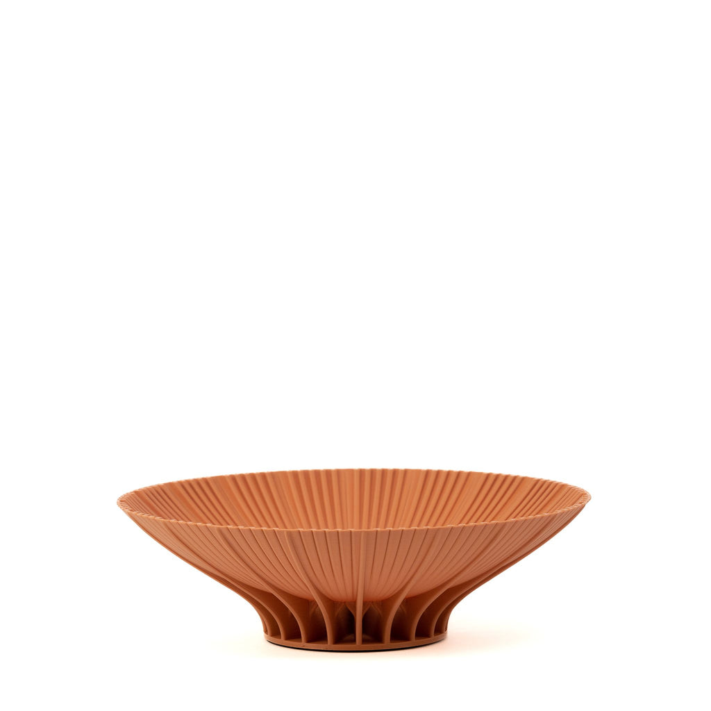 Orange Radiant XI bowl by Cyrc, Sustainable home decor