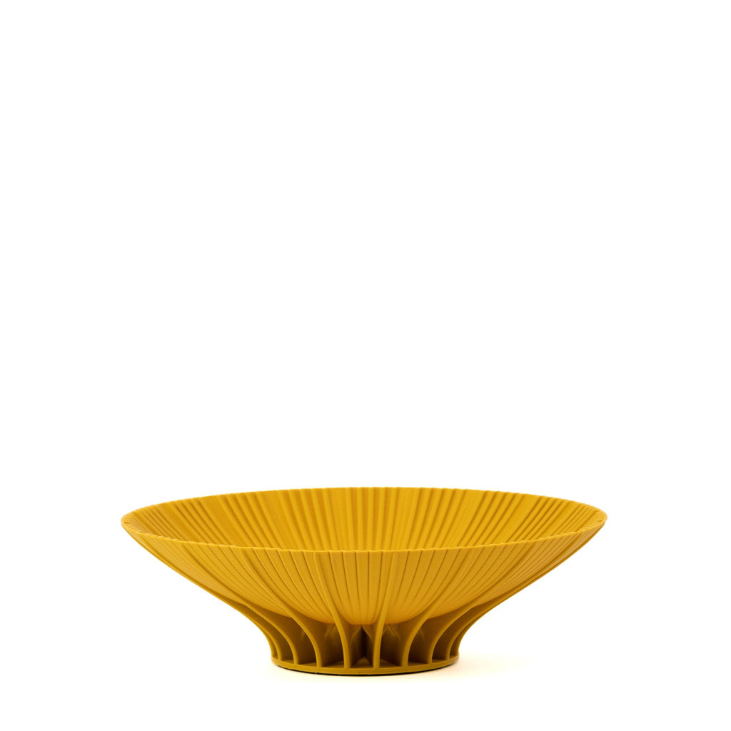 Ochre Radiant XI bowl by Cyrc, Sustainable home decor