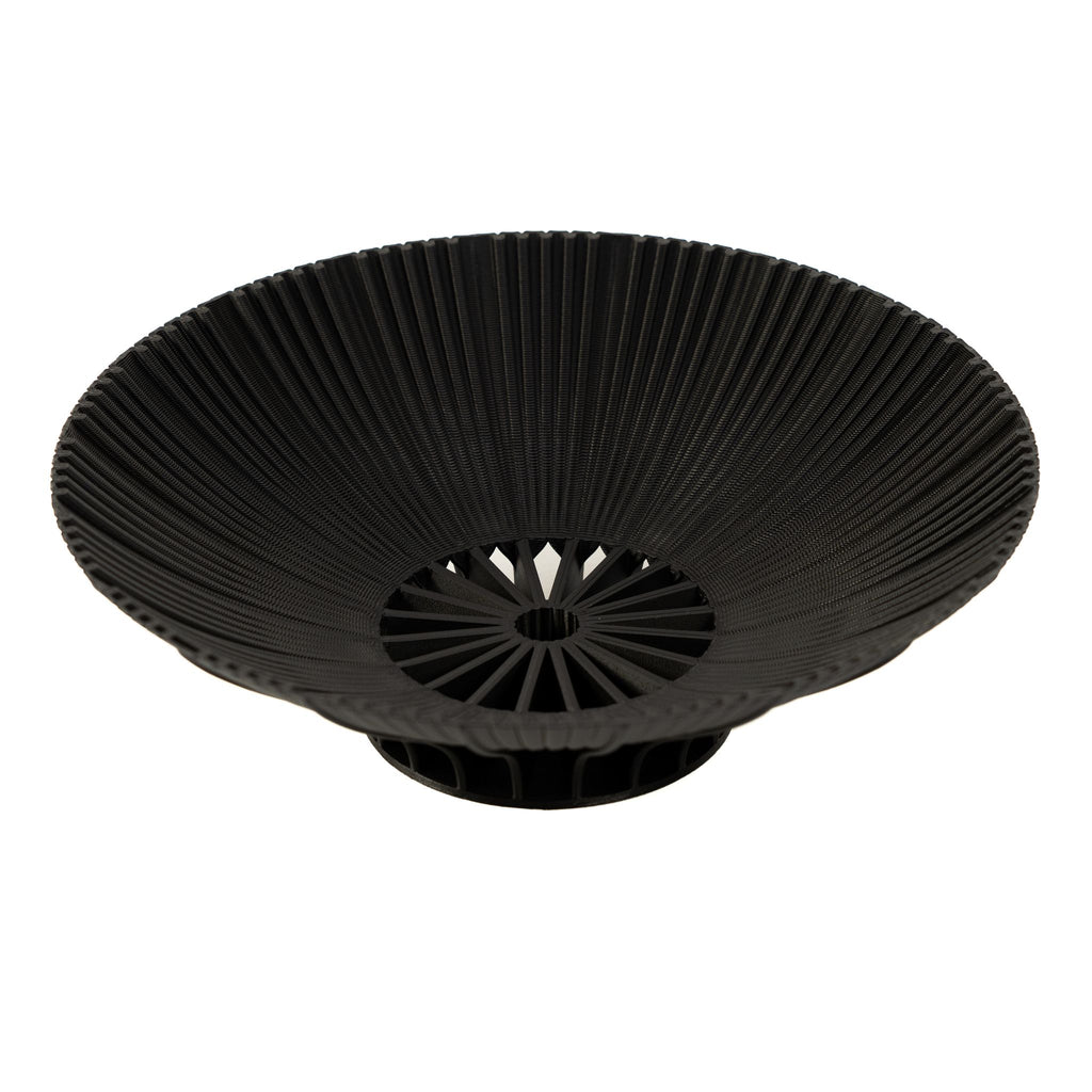 Black Radiant XI bowl by Cyrc, Sustainable home decor