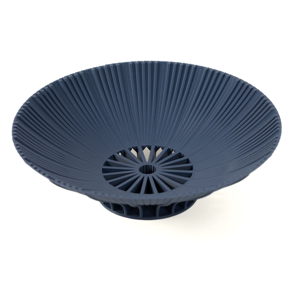 Blue Radiant XI bowl by Cyrc, Sustainable home decor
