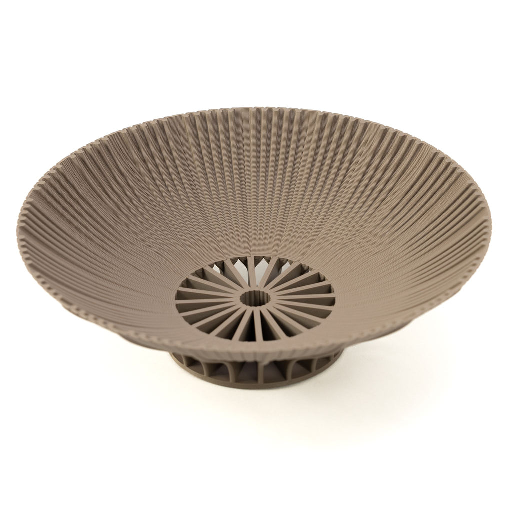 Brown Radiant XI bowl by Cyrc, Sustainable home decor