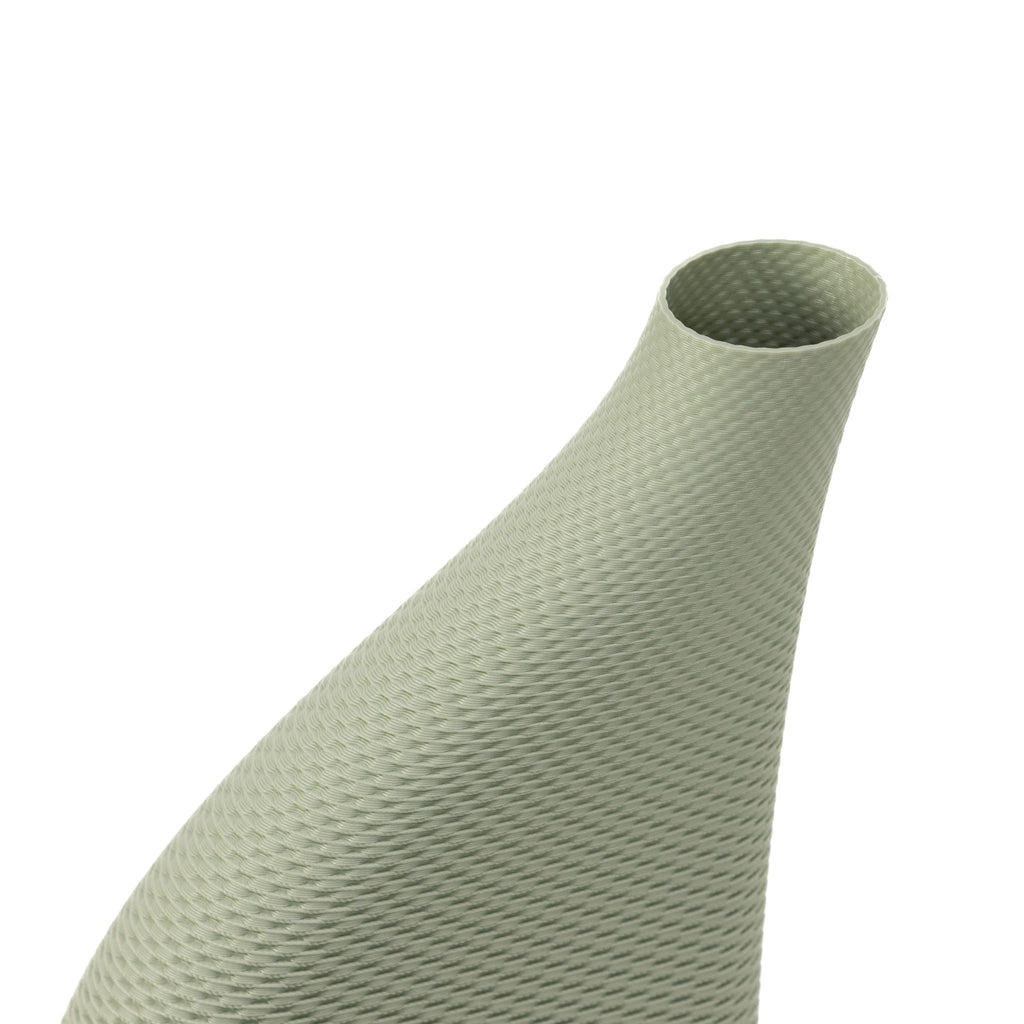 mint wicker vase by cyrc. sustainable home decor